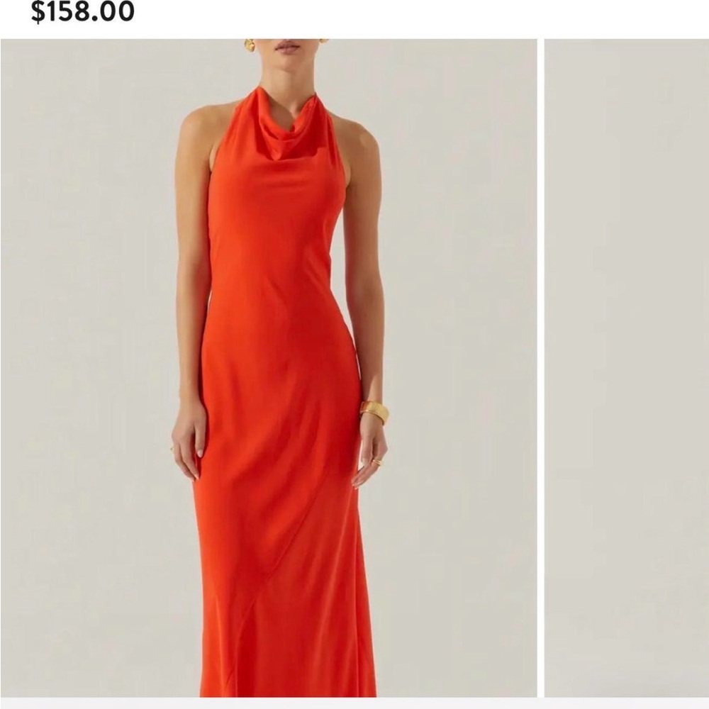 ASTR the Label
Dalisay Cowl Neck Halter Maxi Dress